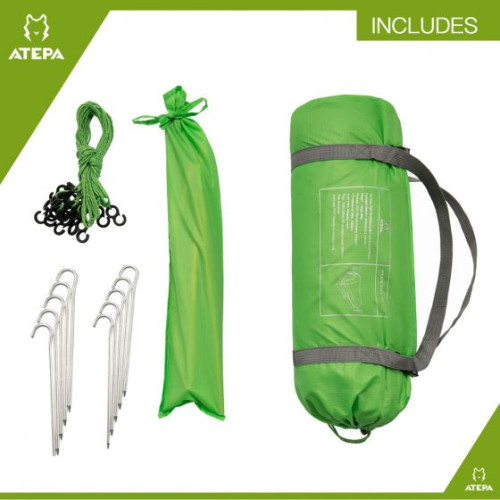 Ультралегкая палатка Atepa 3-IN-1 TENT (AT4001) (green)