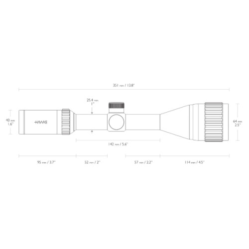Прицел оптический Hawke Vantage 3-9x50 AO (30/30)