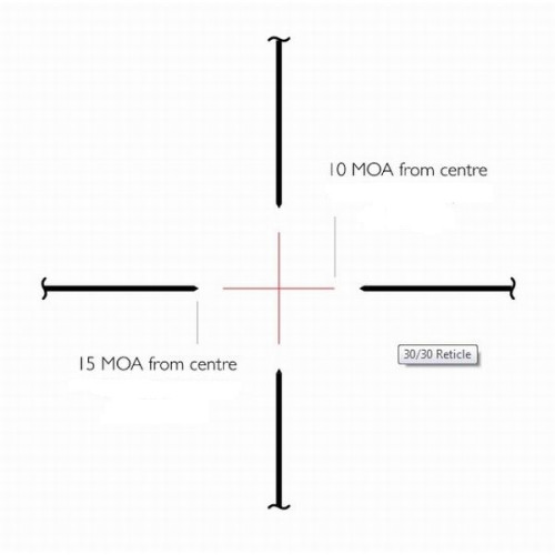 Прицел оптический Hawke Vantage IR 3-9x40 (30/30 Centre Cross IR R/G)
