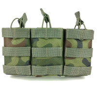 Подсумок для 3 магазинов универсальный АК мультикам (LE2206)