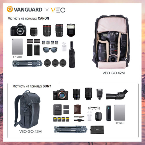Рюкзак Vanguard VEO GO 42M Black (VEO GO 42M BK) Рюкзак Vanguard VEO GO 42M Black (VEO GO 42M BK)