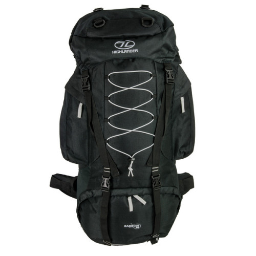 Рюкзак туристический Highlander Rambler 88 Black/Silver