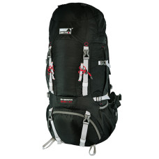Рюкзак туристический High Peak Sherpa 55+10 (Black)