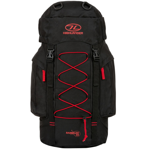 Рюкзак туристический Highlander Rambler 33 Black/Red