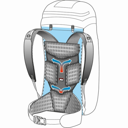 Рюкзак туристический Ferrino Ultimate 38 OutDry Black Рюкзак туристический Ferrino Ultimate 38 OutDry Black