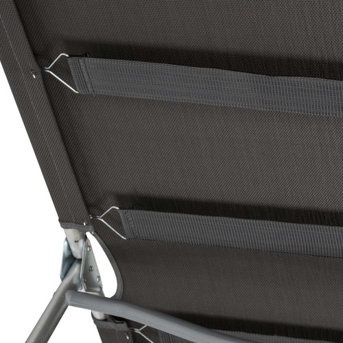 Кровать раскладная Bo-Camp Sun Lounger 3 Positions Anthracite (1304480)