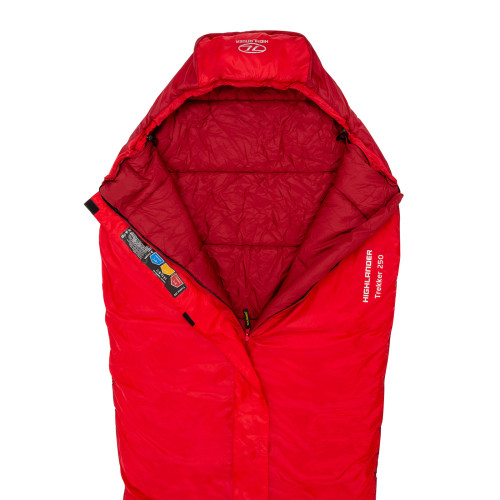 Спальный мешок Highlander Trekker 250 Mummy/+5°C Red