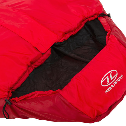 Спальный мешок Highlander Trekker 250 Mummy/+5°C Red