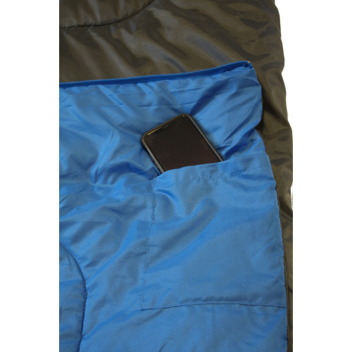 Спальный мешок High Peak Ceduna/+3°C Anthra/Blue Left (20064)