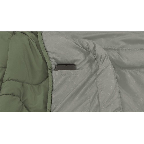 Спальный мешок Outwell Pine/+2°C Olive Green Left (230344)