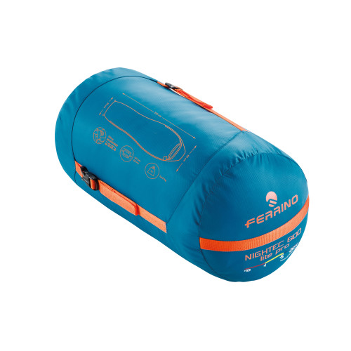 Спальный мешок Ferrino Nightec Lite Pro 600 L/-5°C Blue/Grey Left (86309HBG)