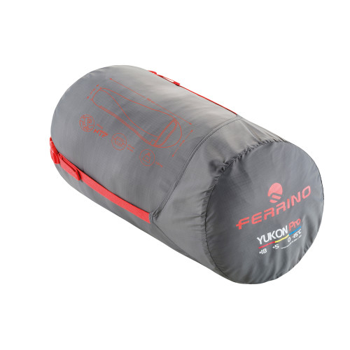 Спальный мешок Ferrino Yukon Pro Lady/0°C Scarlet Red/Grey Left (86367IAA)