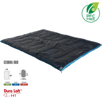 Спальный мешок High Peak Ceduna Duo/+3°C Anthra/Blue Left (20065)