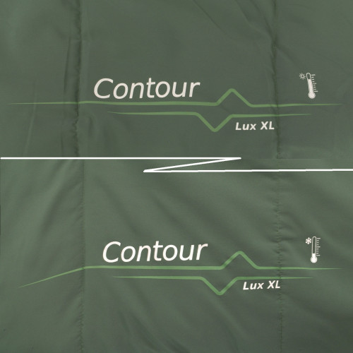 Спальный мешок Outwell Contour Lux XL Reversible/-1°C Green Left (230299)