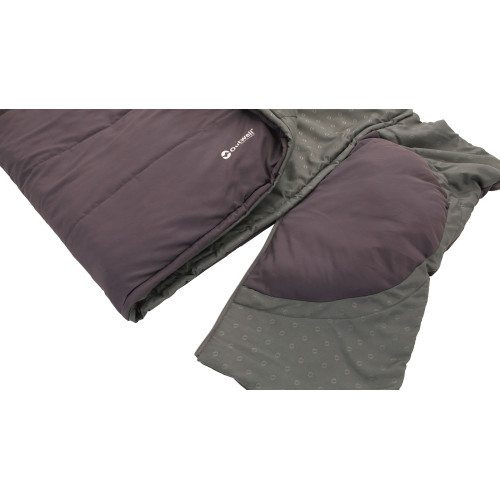 Спальный мешок Outwell Contour Reversible/+2°C Dark Purple Right (230372)