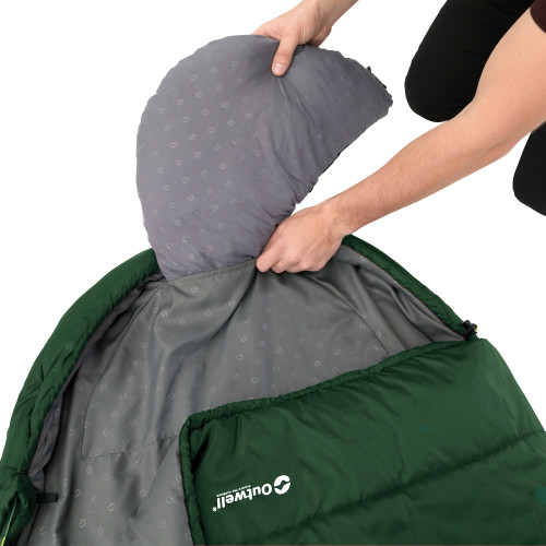 Спальный мешок Outwell Canella Supreme/-1°C Forest Green Left (230359)