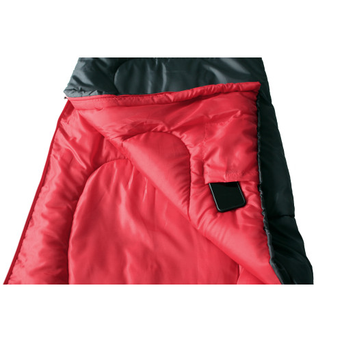 Спальный мешок High Peak Action 250/+4°C Anthra/Red Left (20084)