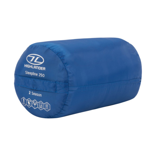 Спальный мешок Highlander Sleepline 250 Mummy/+5°C Deep Blue (Left)