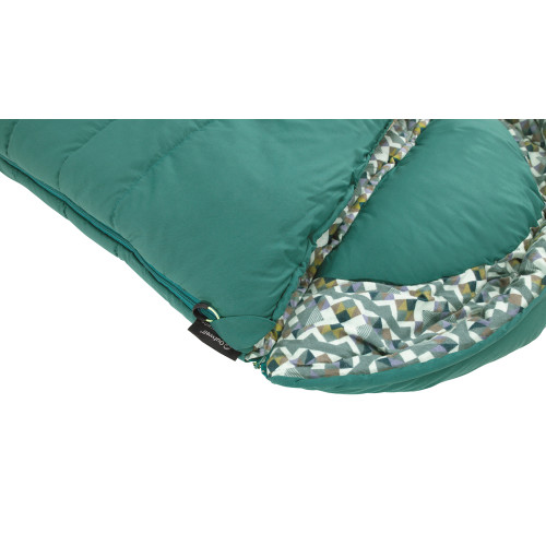 Спальный мешок Outwell Camper Supreme/-9°C Petrol Blue Left (230352)