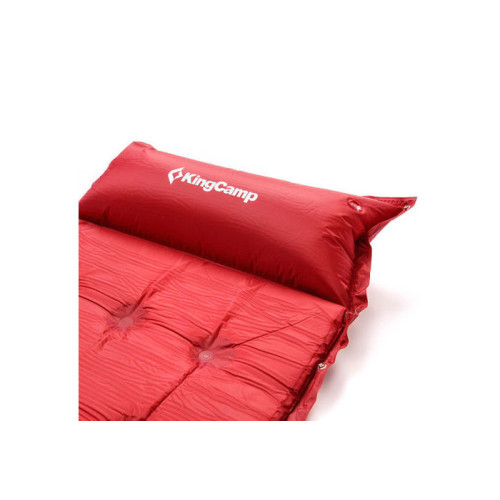 Самонадувающийся коврик KingCamp Base Camp XL(KM3559) (wine red)