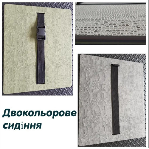 Туристическая сидушка (пенопопа) Eva 36х30 Grey 10 мм (SK0006)