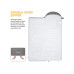 Спальный мешок KingCamp Oasis 250XL(KS3222) (левая, mid grey)