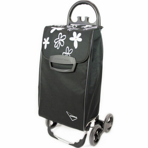 Сумка-тележка Aurora Avanti 4 Basic 50 Black/Grey Flower (149 Black/Grey Flower)