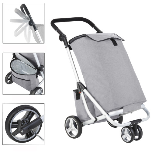 Сумка-тележка ShoppingCruiser 3 Wheels 72 Grey (604362)