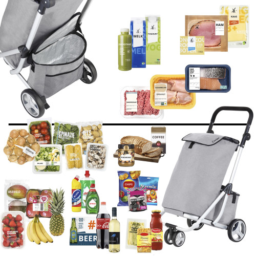 Сумка-тележка ShoppingCruiser 3 Wheels 72 Grey (604362)