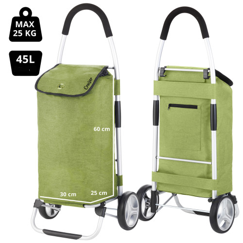 Сумка-тележка ShoppingCruiser Foldable 45 Green (650068)