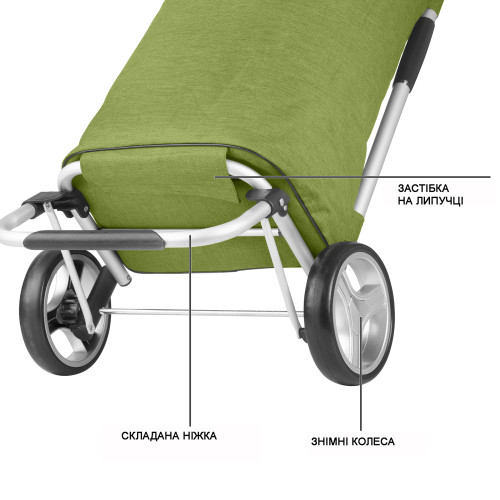 Сумка-тележка ShoppingCruiser Foldable 45 Green (650068)
