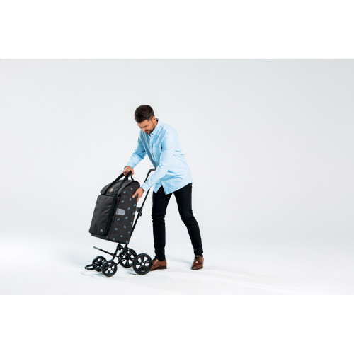 Сумка-тележка Andersen Quattro Shopper Senta Black (185-028-80)