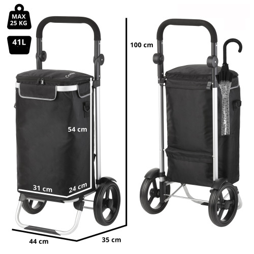 Сумка-тележка ShoppingCruiser Allround 41 Black (650064)
