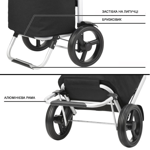 Сумка-тележка ShoppingCruiser Allround 41 Black (650064)