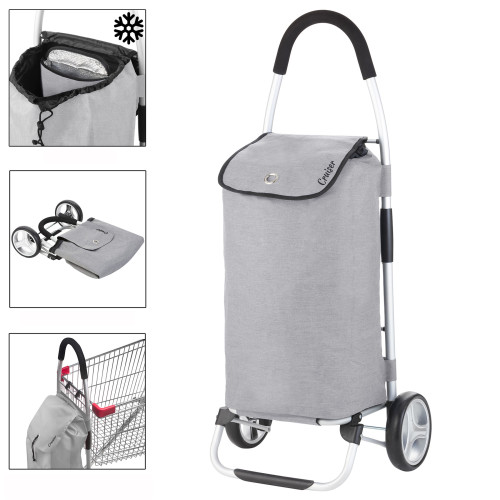 Сумка-тележка ShoppingCruiser Foldable 45 Grey (604360)