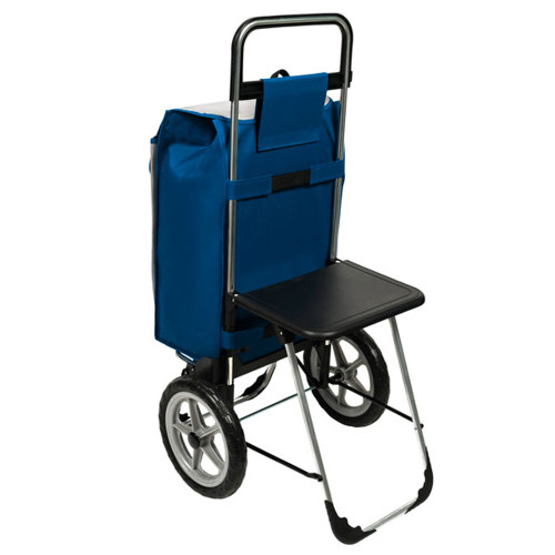 Сумка-тележка Aurora Relax 65 Blue/Grey (141 Blue/Grey)