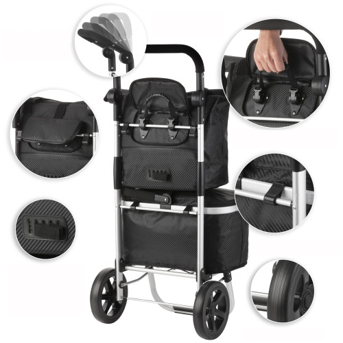 Сумка-тележка ShoppingCruiser 4 in 1 Black (650066)