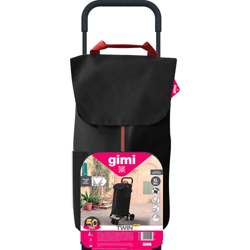 Сумка-тележка Gimi Twin 56 Black (169324)