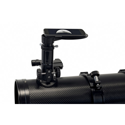 Телескоп Bresser Spica 130/1000 EQ3 Reflector Solar Carbon с солнечным фильтром и адаптером для смартфона (4630100)