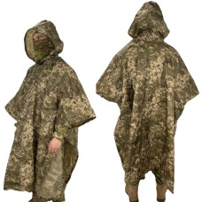 Тактичний пончо ЗСУ (плащ-палатка) пиксель (XL) (LE2894)