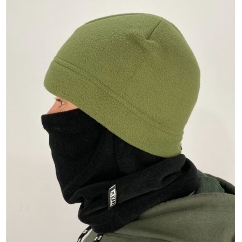 Шапка Fleece 220 олива (LE1757)