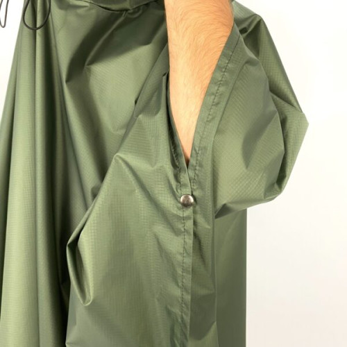 Тактический пончо ВСУ (плащ-палатка) олива (XXXL) (LE25073)