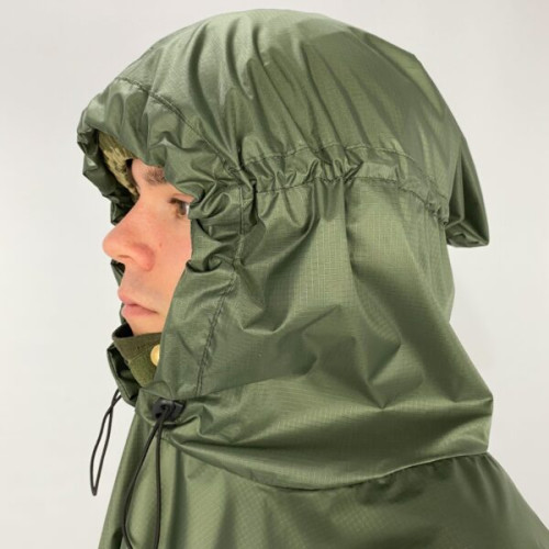 Тактический пончо ВСУ (плащ-палатка) олива (XXXL) (LE25073)