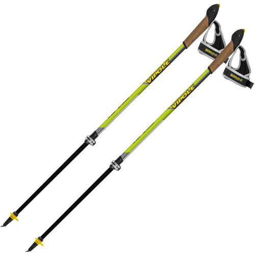 Палки для скандинавской ходьбы Vipole Instructor Vario QL Green DLX (S2028)