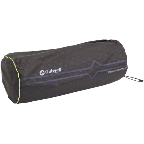 Коврик самонадувающийся Outwell Self-inflating Mat Sleepin Double 5 cm Black (400012)