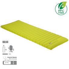 Коврик надувной High Peak Dallas 10 cm Citronelle (41032)